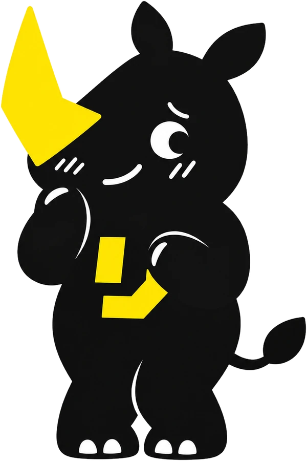 照れるリビサイくん