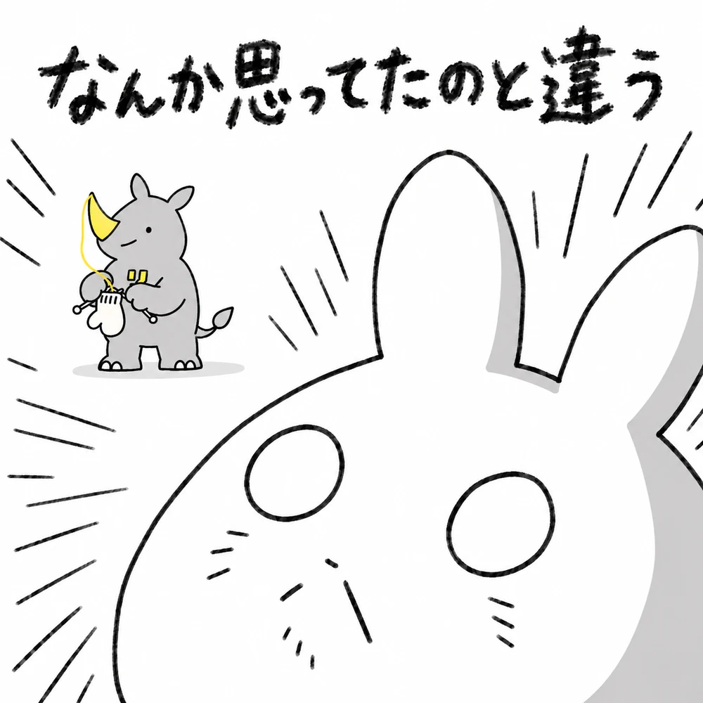 4コマ目：なんか思ってたのと違う